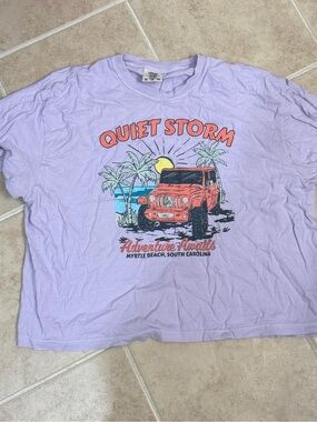 Quiet Storm Lavender Tee size xl
